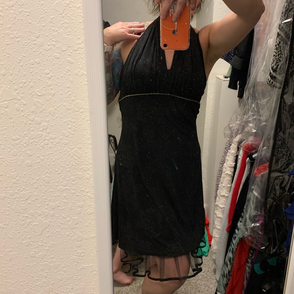 Black sparkly dress